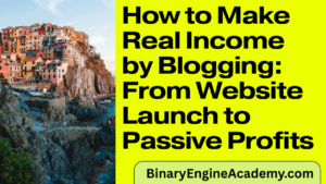 How to Make Real Income by Blogging_ From Website Launch to Passive Profits